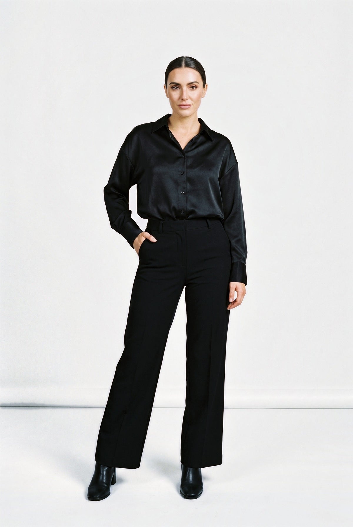 Mila Satin Blouse 12 Rue Collette