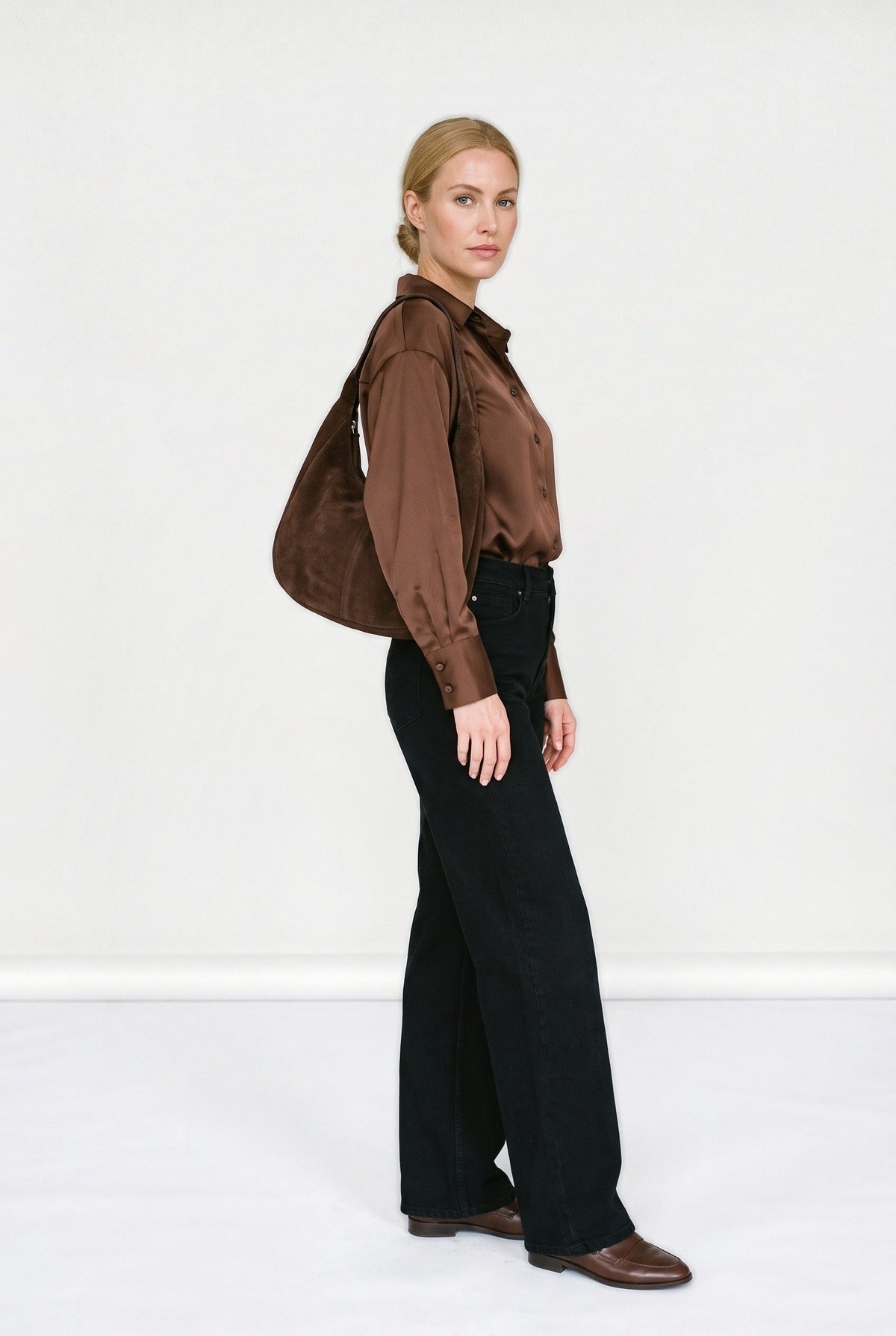 Mila Satin Blouse 12 Rue Collette