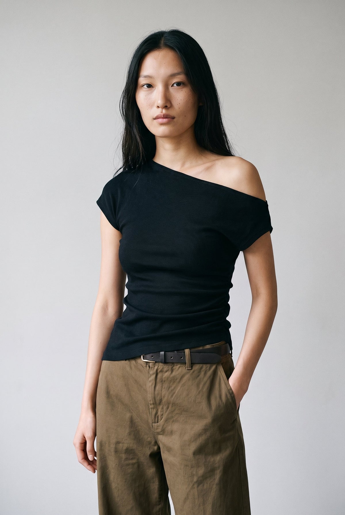 Colette Ribbed Knit Top COCA