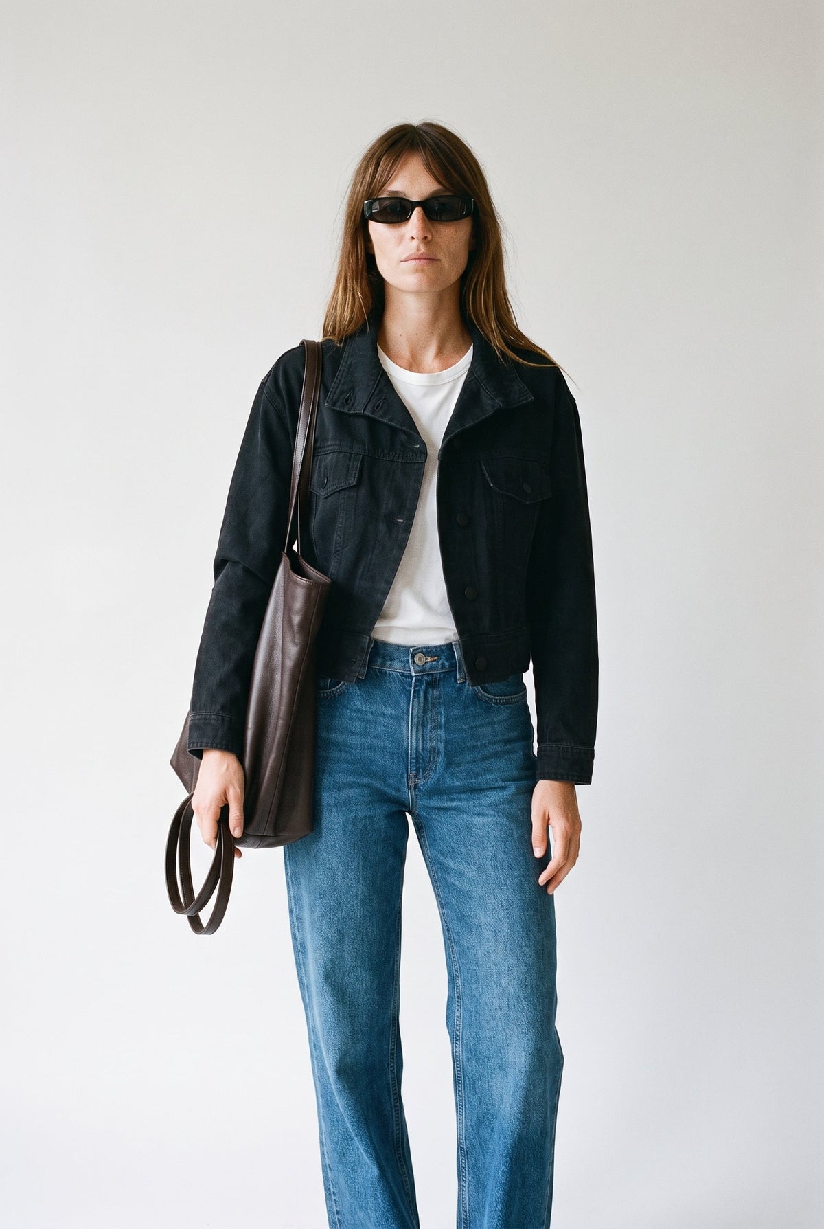 Asymmetrical Denim Jacket COCA