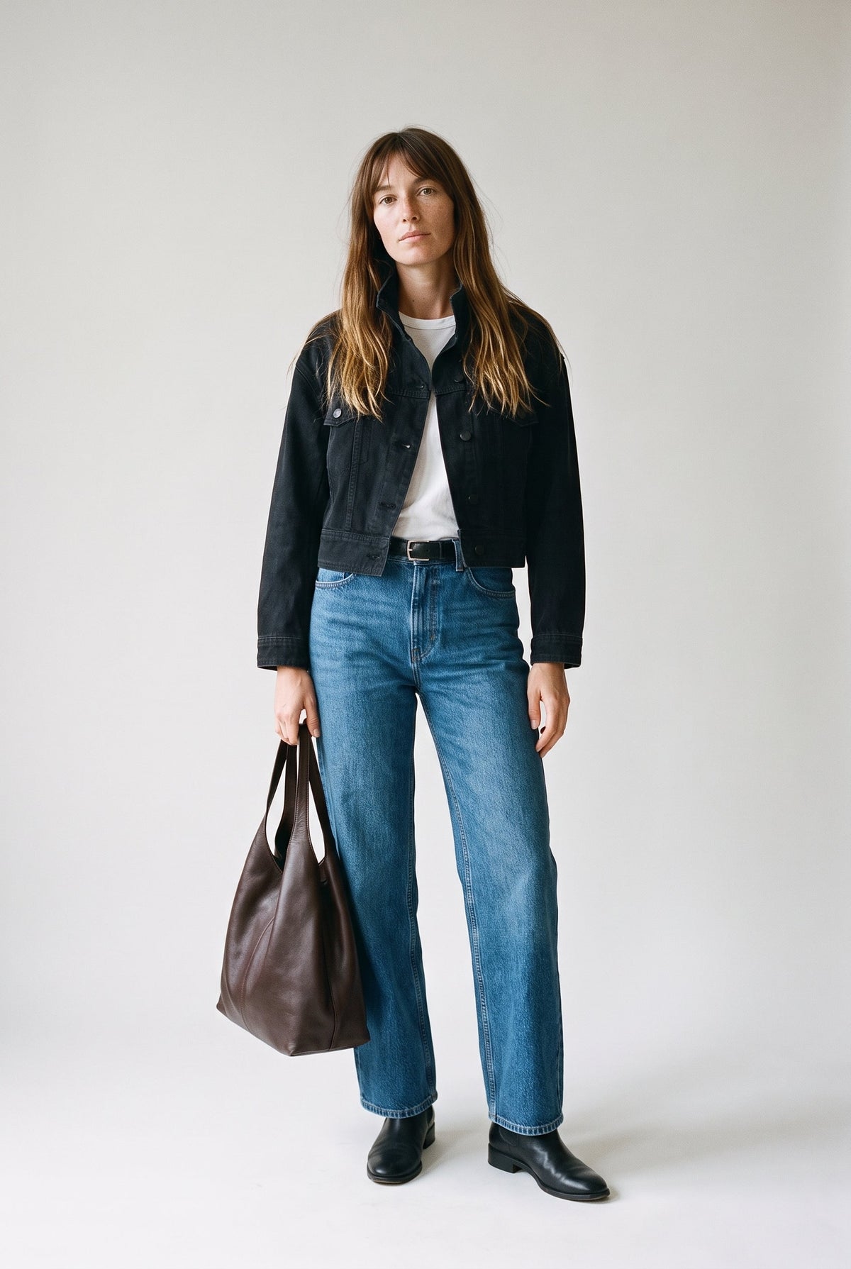 Asymmetrical Denim Jacket COCA