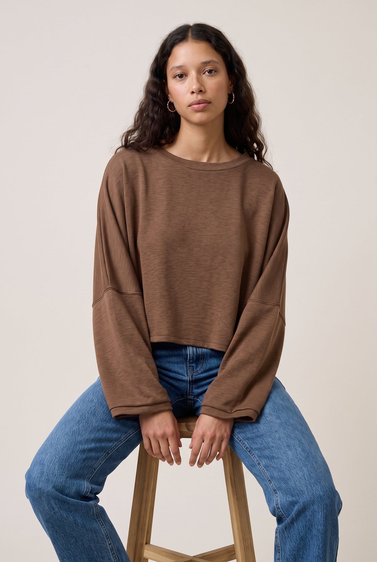 Oversized Lounge Scuba Top Charlotte Avery