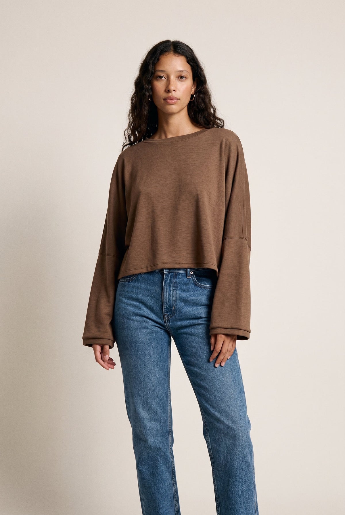 Oversized Lounge Scuba Top Charlotte Avery