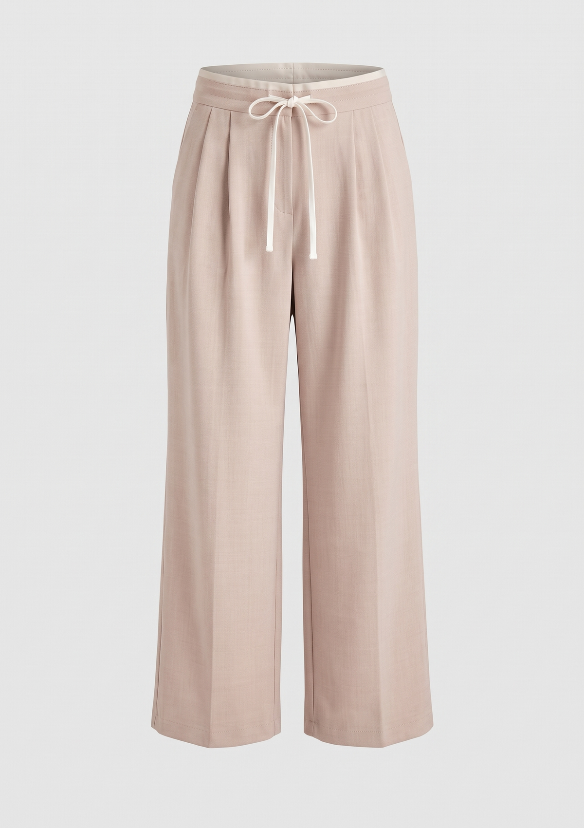 Chic Tailored Trousers with Contrast Waistband Hyfve, Inc.