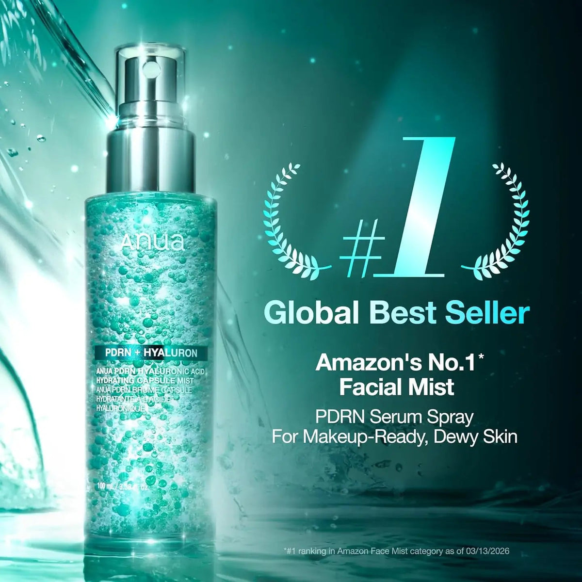 Anua Pdrn Collagen Glow Facial Serum Spray Anua