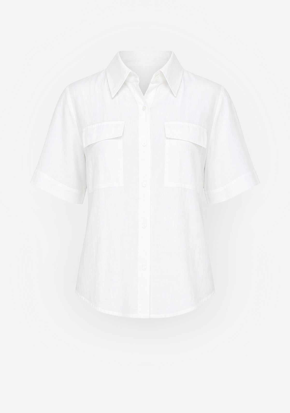 Relaxed Pocket Shirt White