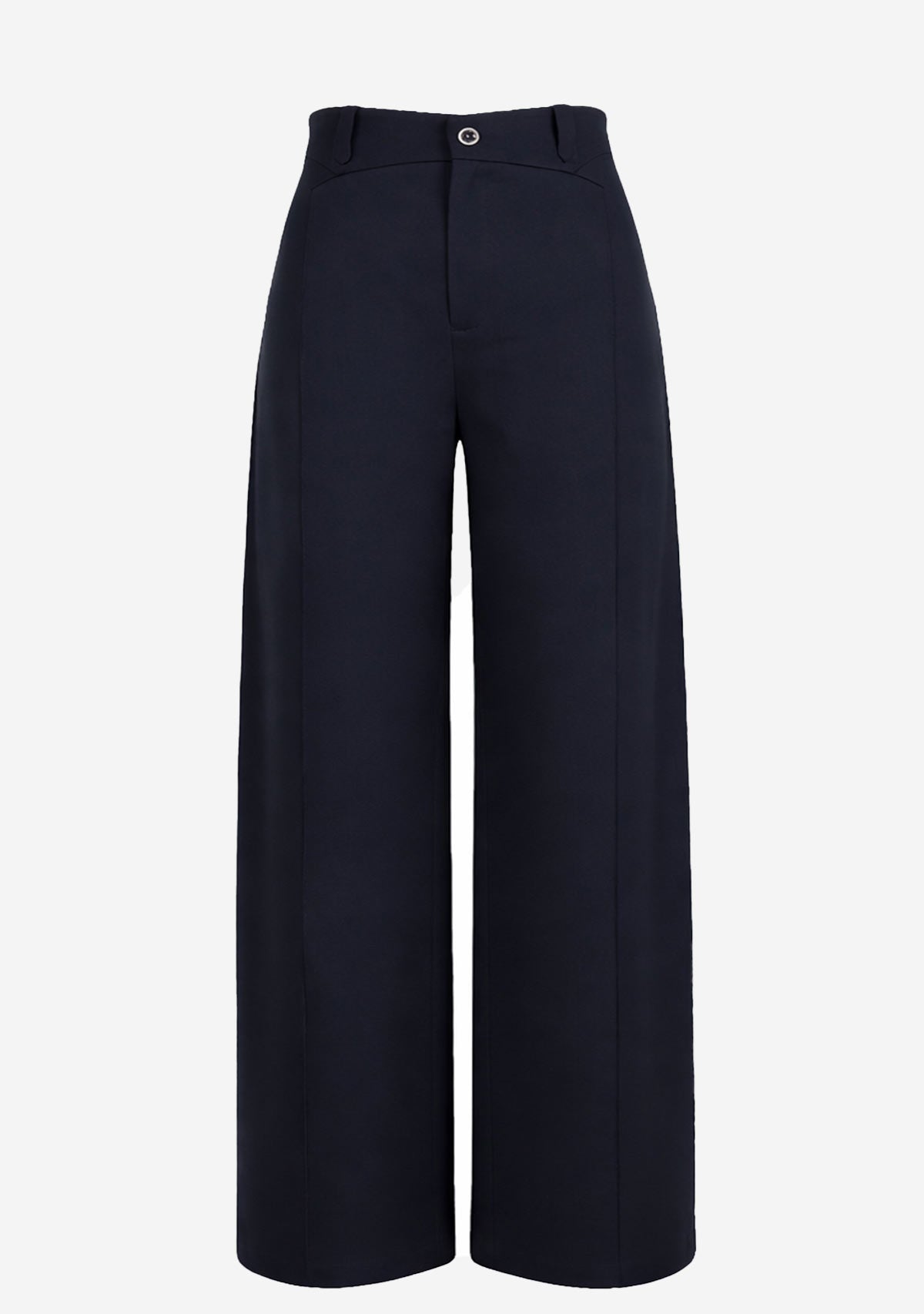 Tailored Straight Leg Pants Navy 12 Rue Collette