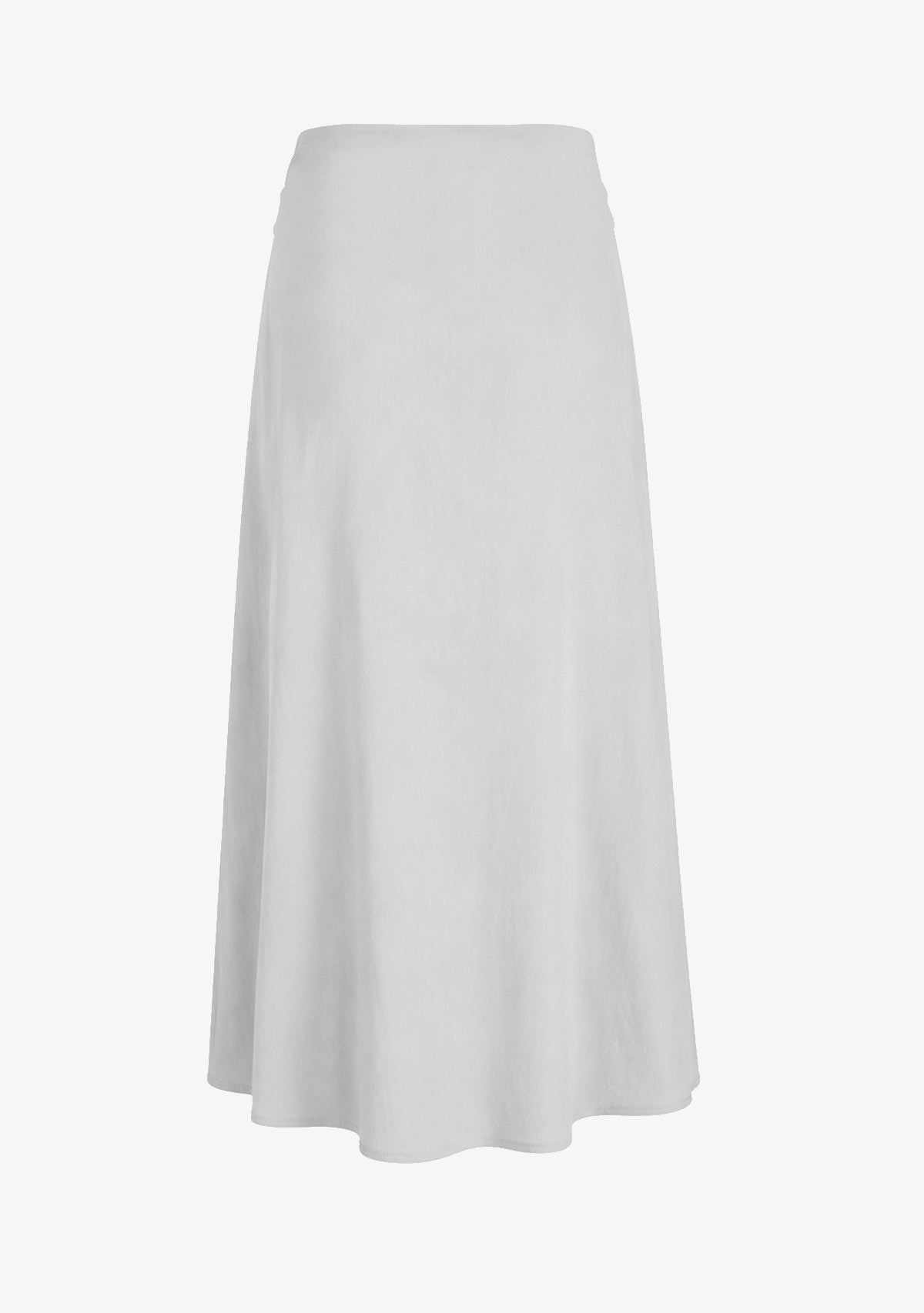 Ladies Solid Color Maxi Skirt Blue Grey 29 28