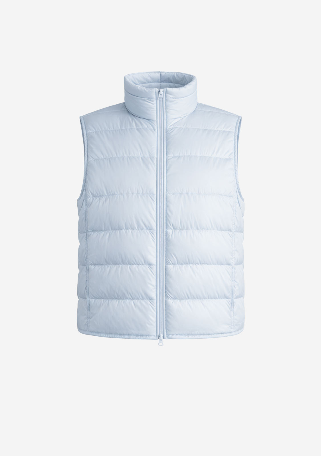Puffer Zip Vest Blue