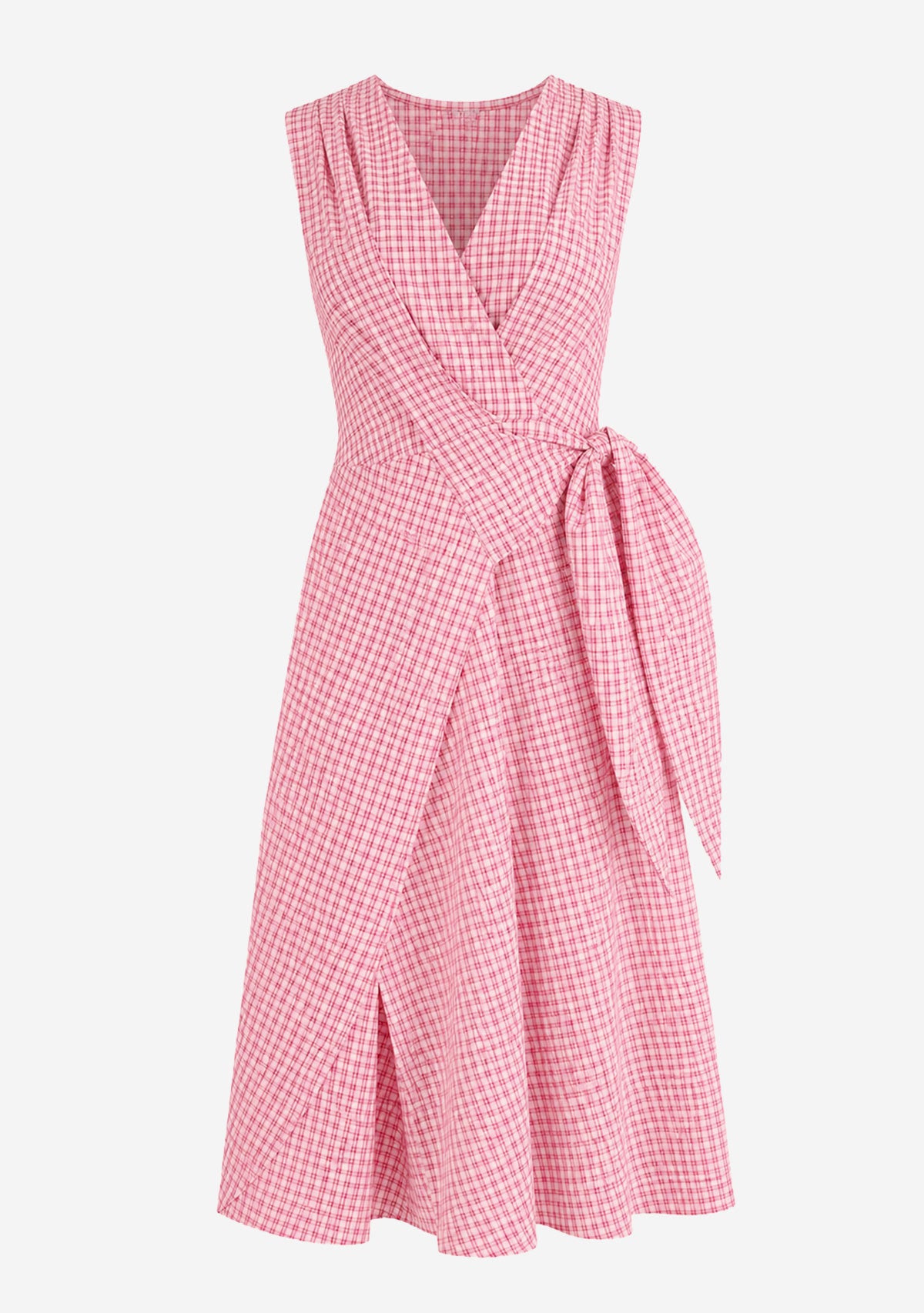 Red Gingham Midi