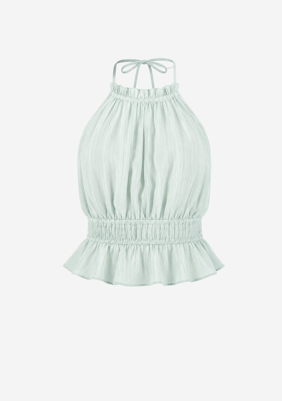 Washed Halter Top Mint Aakaa