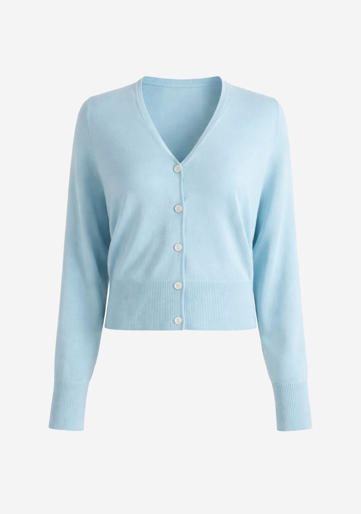 Essential Knit Cardigan Aqua