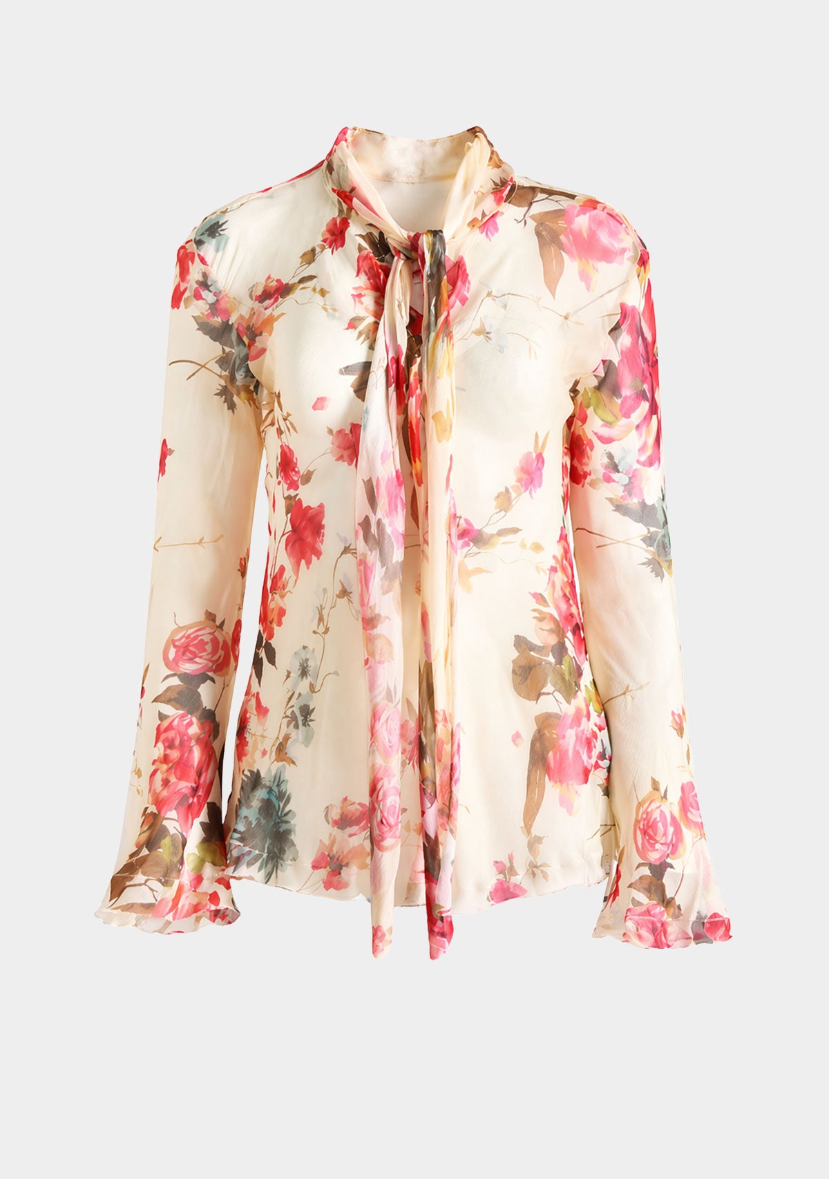 Floral Print Blouse Print