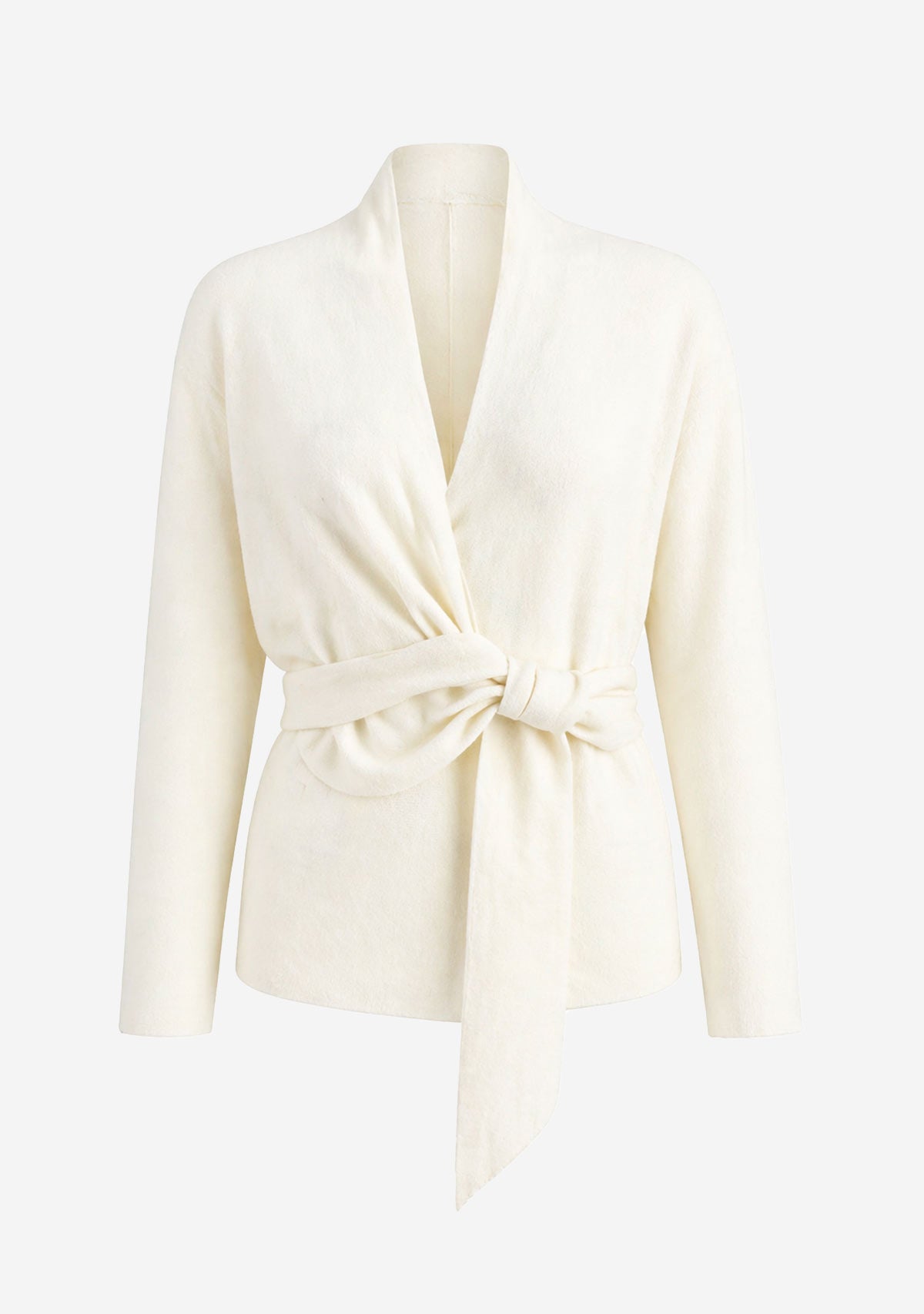 Ivory Draped Top Ivory