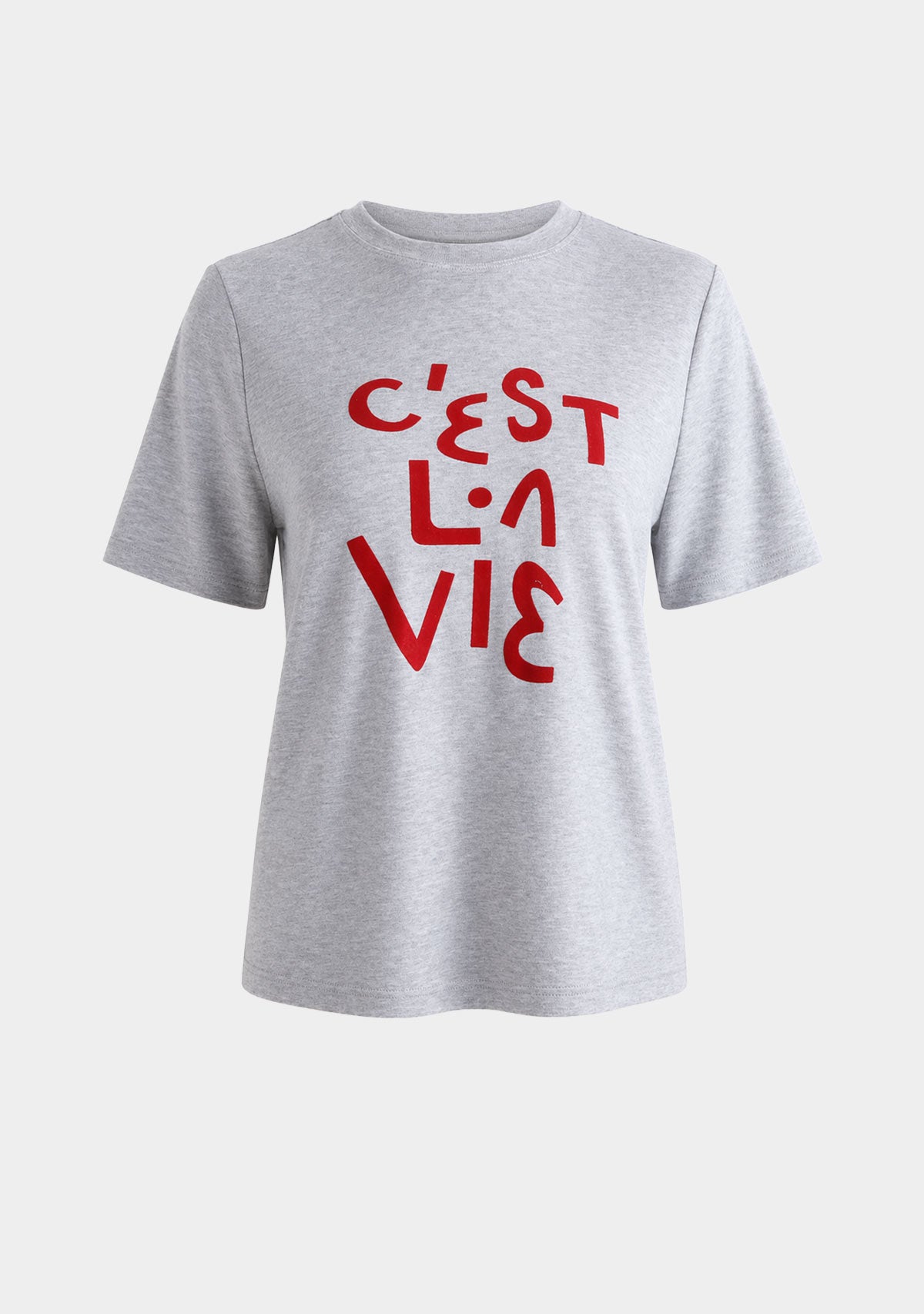 Statement Graphic Tee Gray