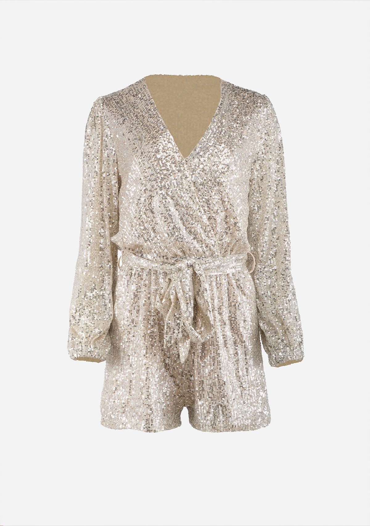 Sequin Winners Rompers Long Sleeve Sequin Romper The Latest Scoop