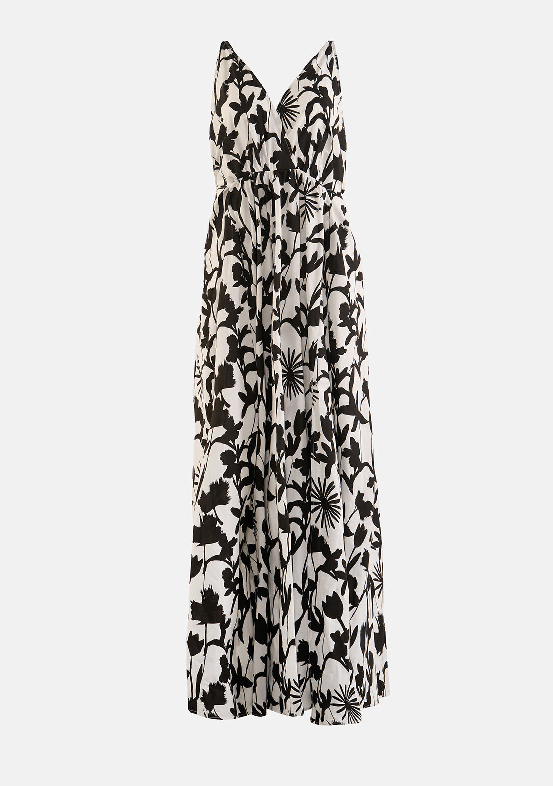 SS-Twist Front Tie Back Maxi Dress