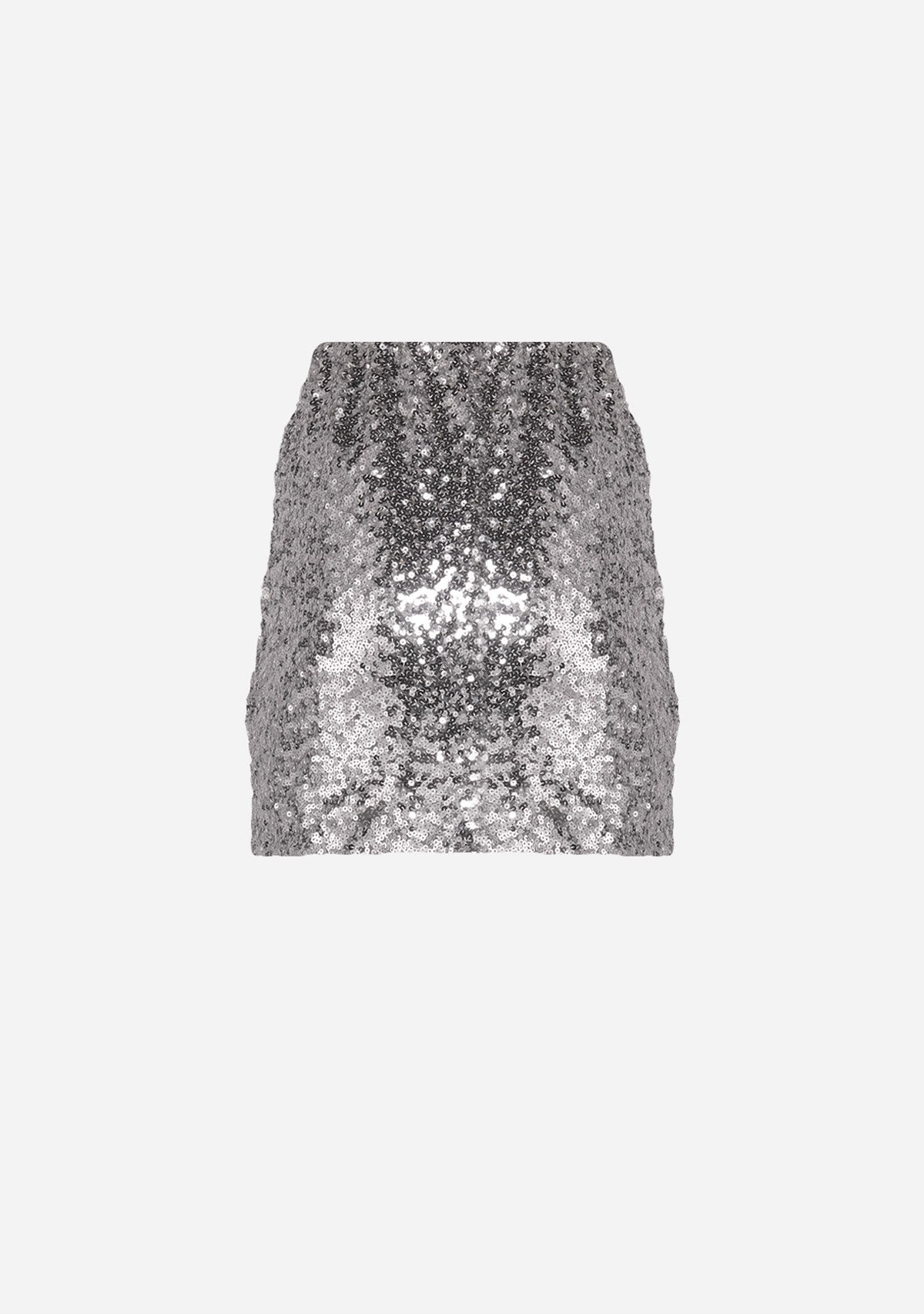 WomenS Knit Skirt Silver Astrid
