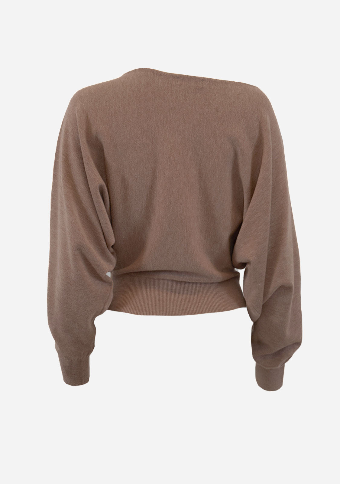 Boatneck Top Chocolate Brown audrey
