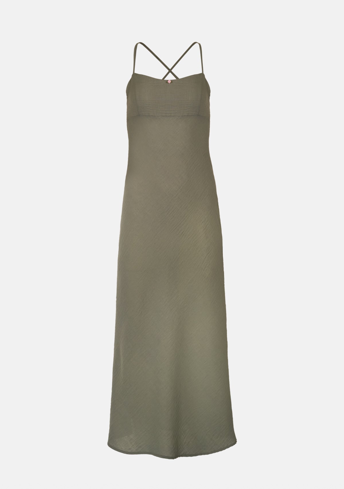 Be My Type Solid Linen Maxi Dress