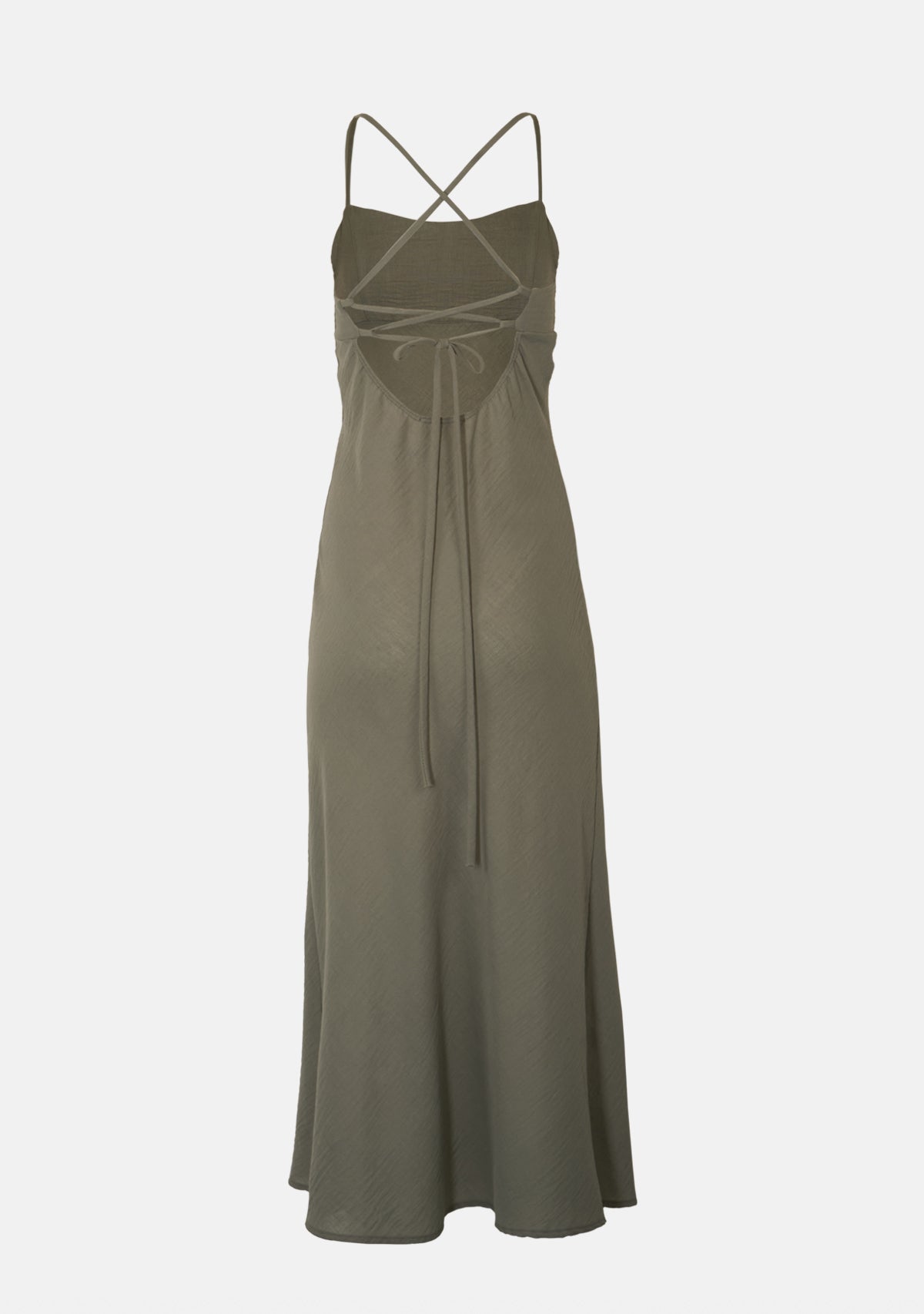 Be My Type Solid Linen Maxi Dress