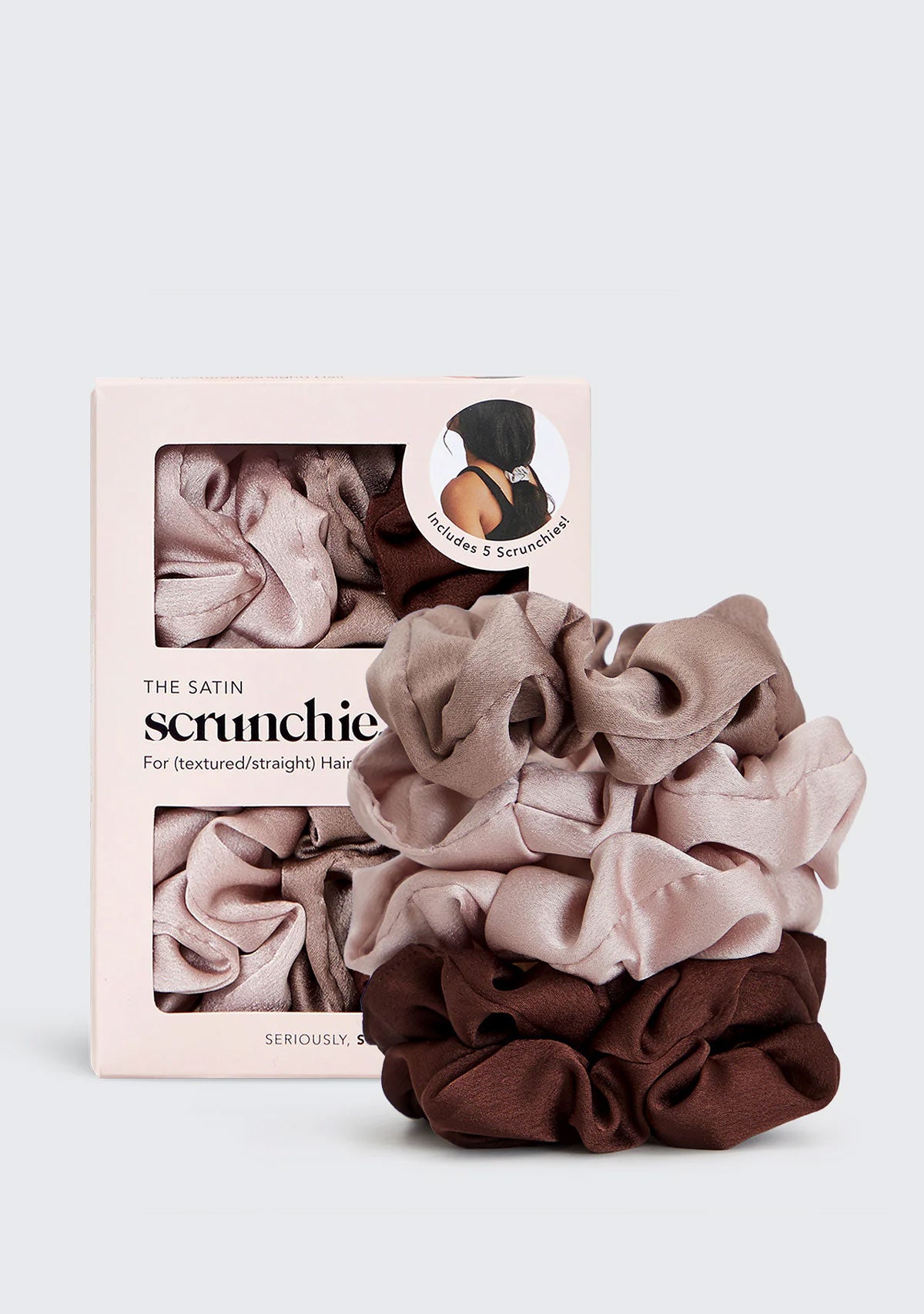 Satin Sleep Scrunchies 5pc-