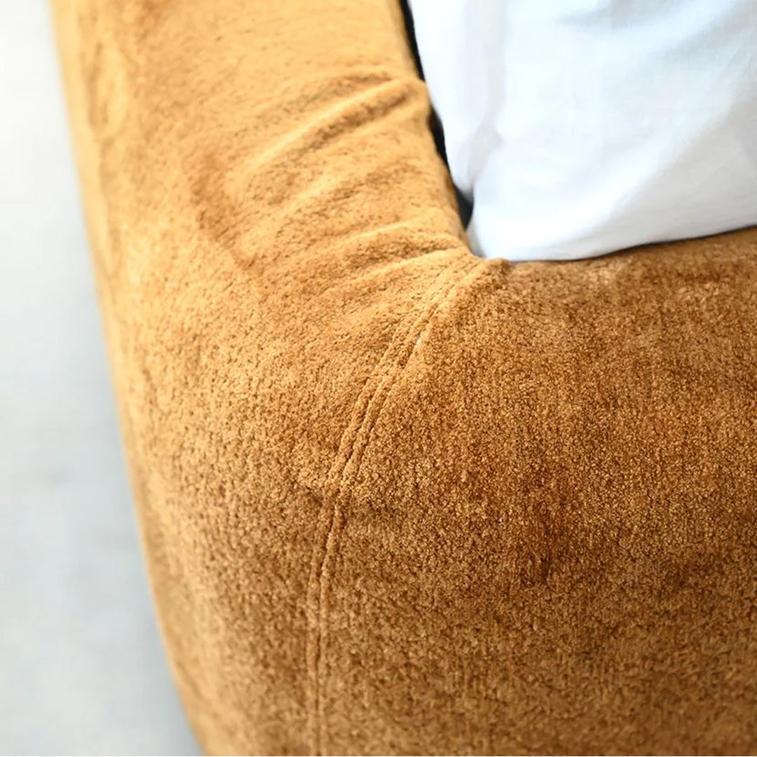 KURV Bed Queen Roasted Pumpkin Fabric