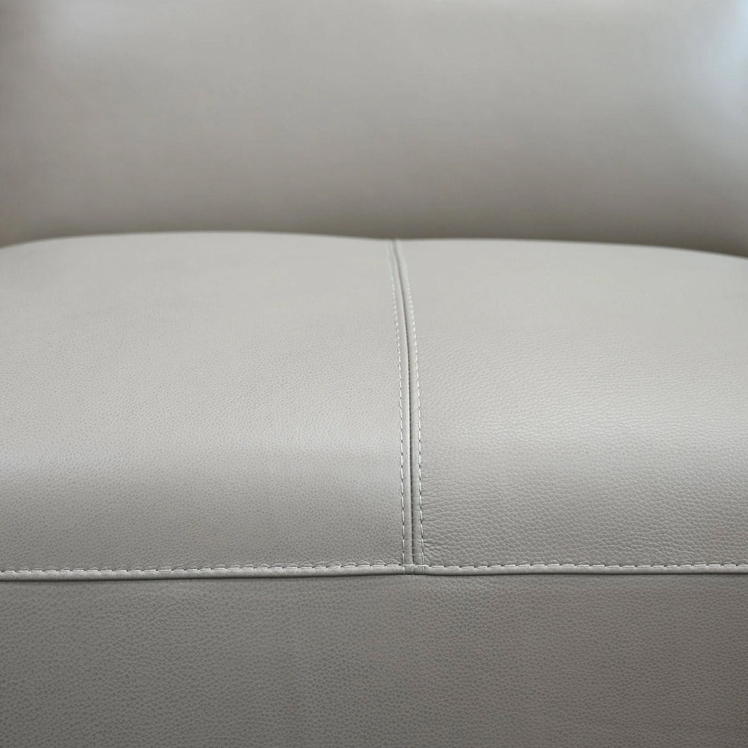 BOONE Sofa Studio Taupe Full Natural Grain Semi Aniline Leather