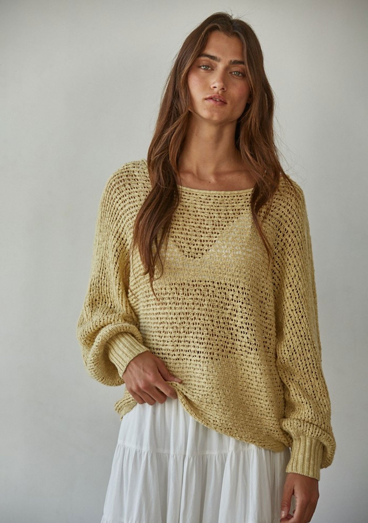 Laurel Canyon Pullover Dusty Lemon By Together