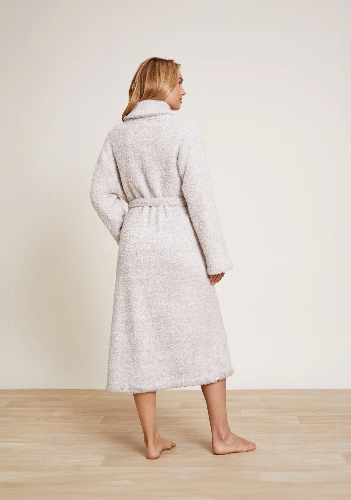 Cozy Chic Adult Robe Stone White Barefoot Dreams