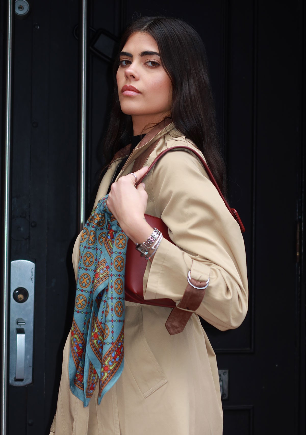 Belted Trench Coat Khaki 12 Rue Collette