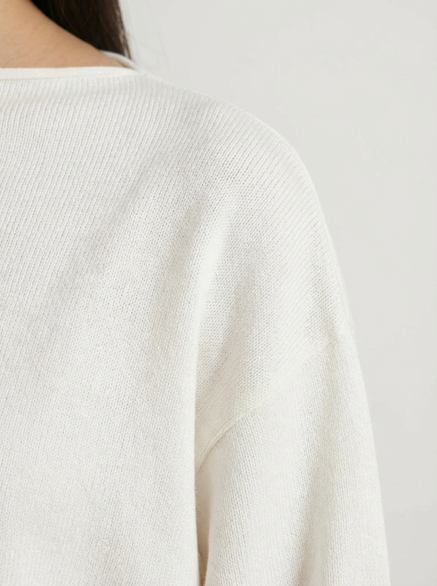 Boatneck Top White audrey