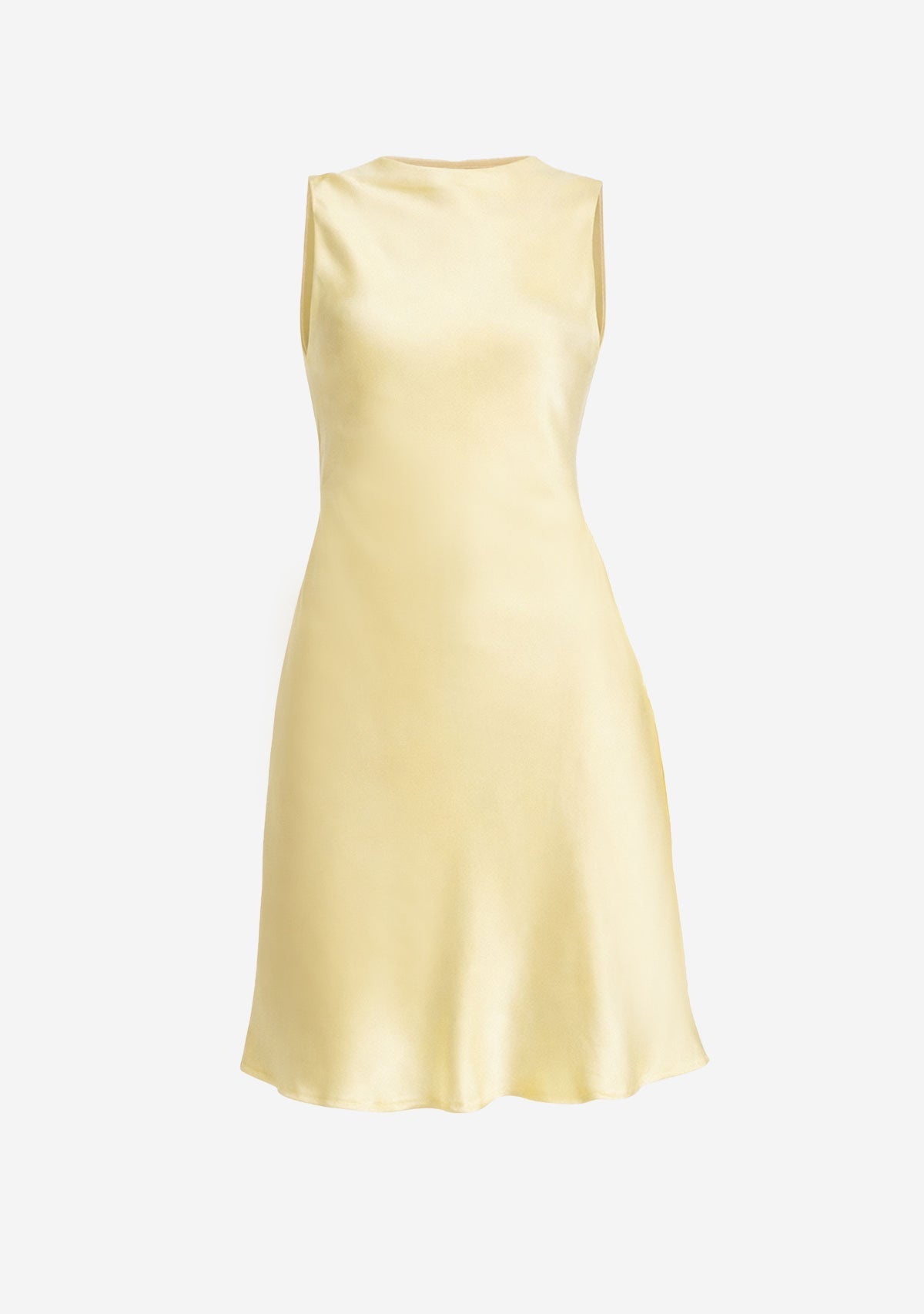 Buttercup Mini Dress Lemon thelatestscoop