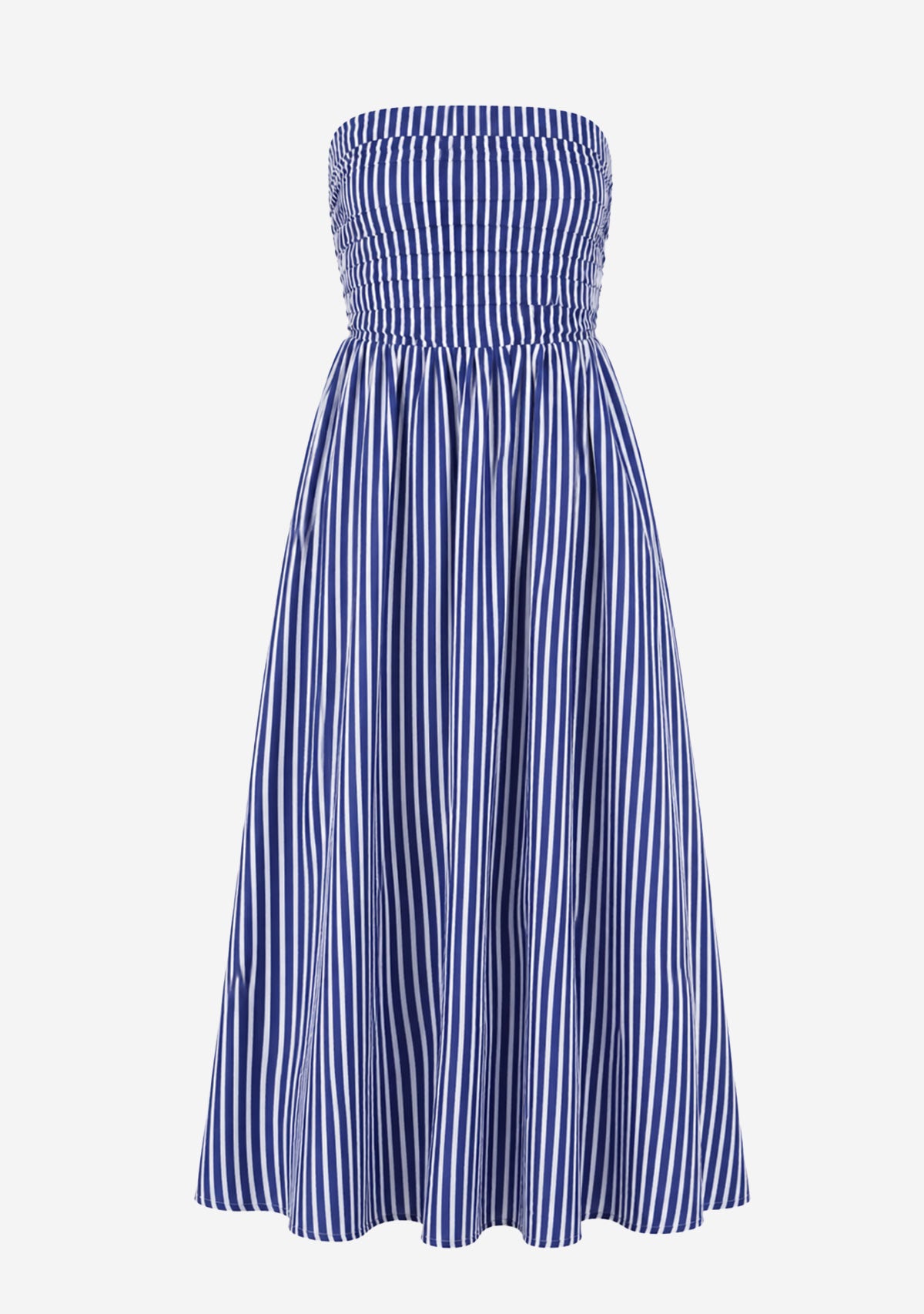 Promenade Dress Denim Blue