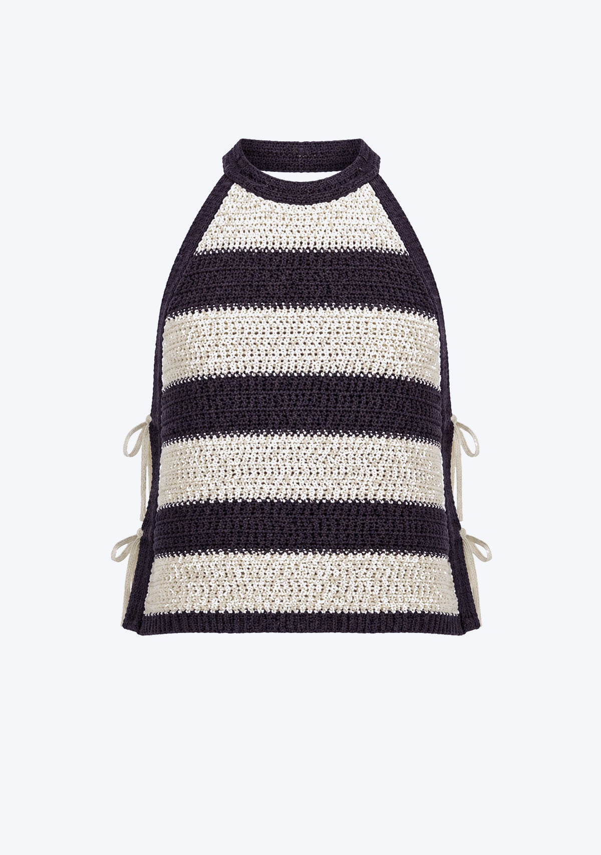 Laurent Halter Tie Top Black Natural