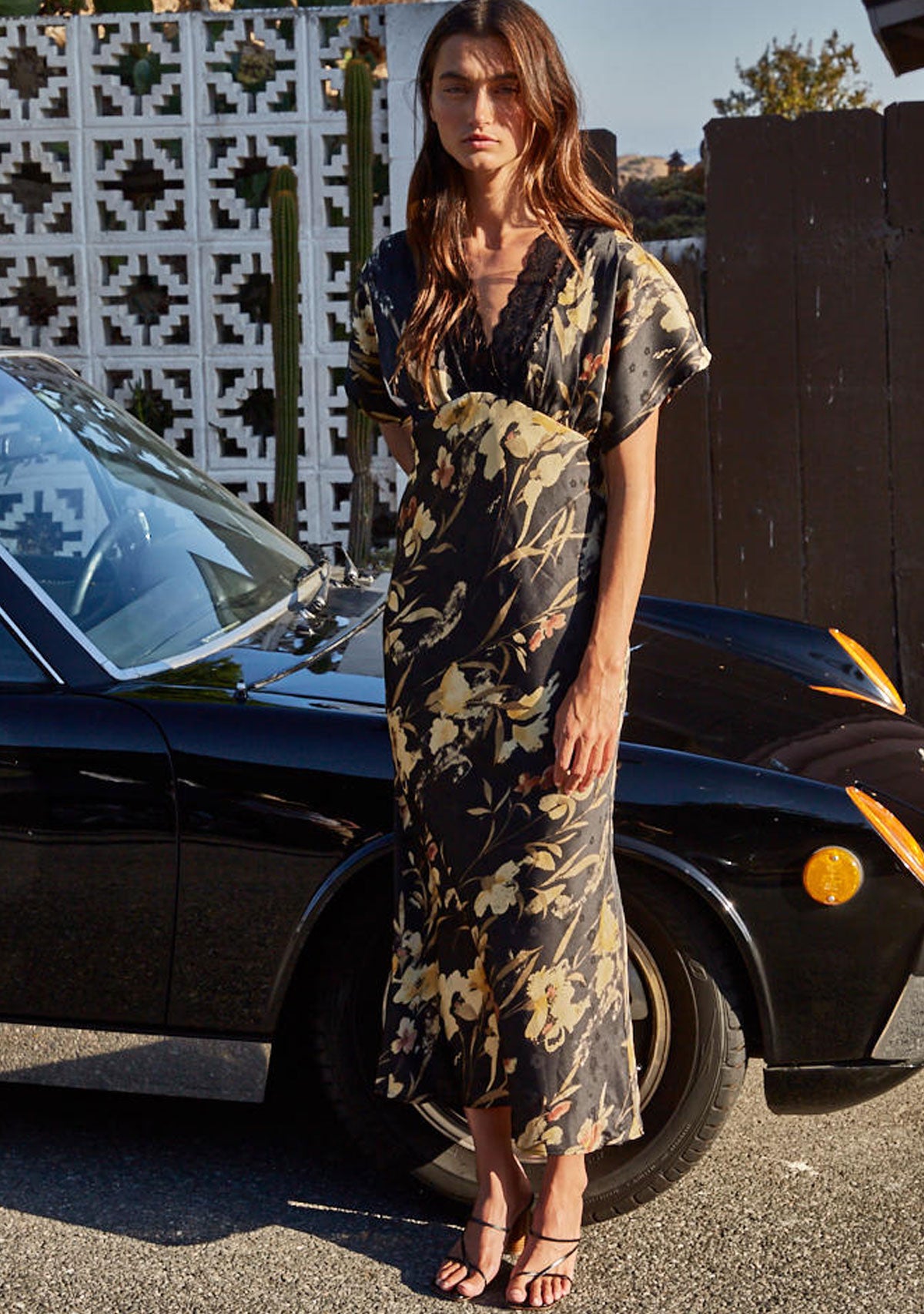 Maelys Floral Maxi Black Multi