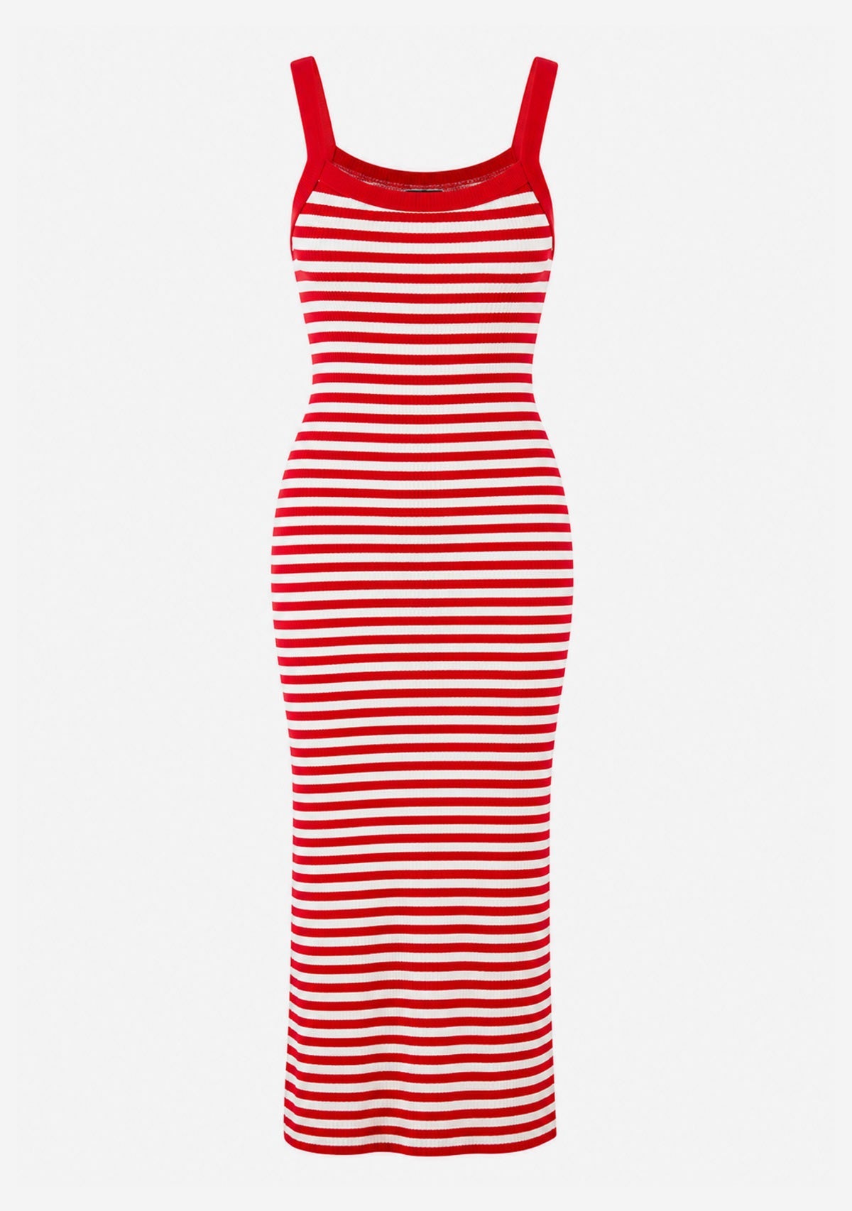 striped spaghetti strap bodycon dress Rhode Cream Red in store Zabbarra Satin Off The flattering high Size:M_____________Ships in 2-3 weeks