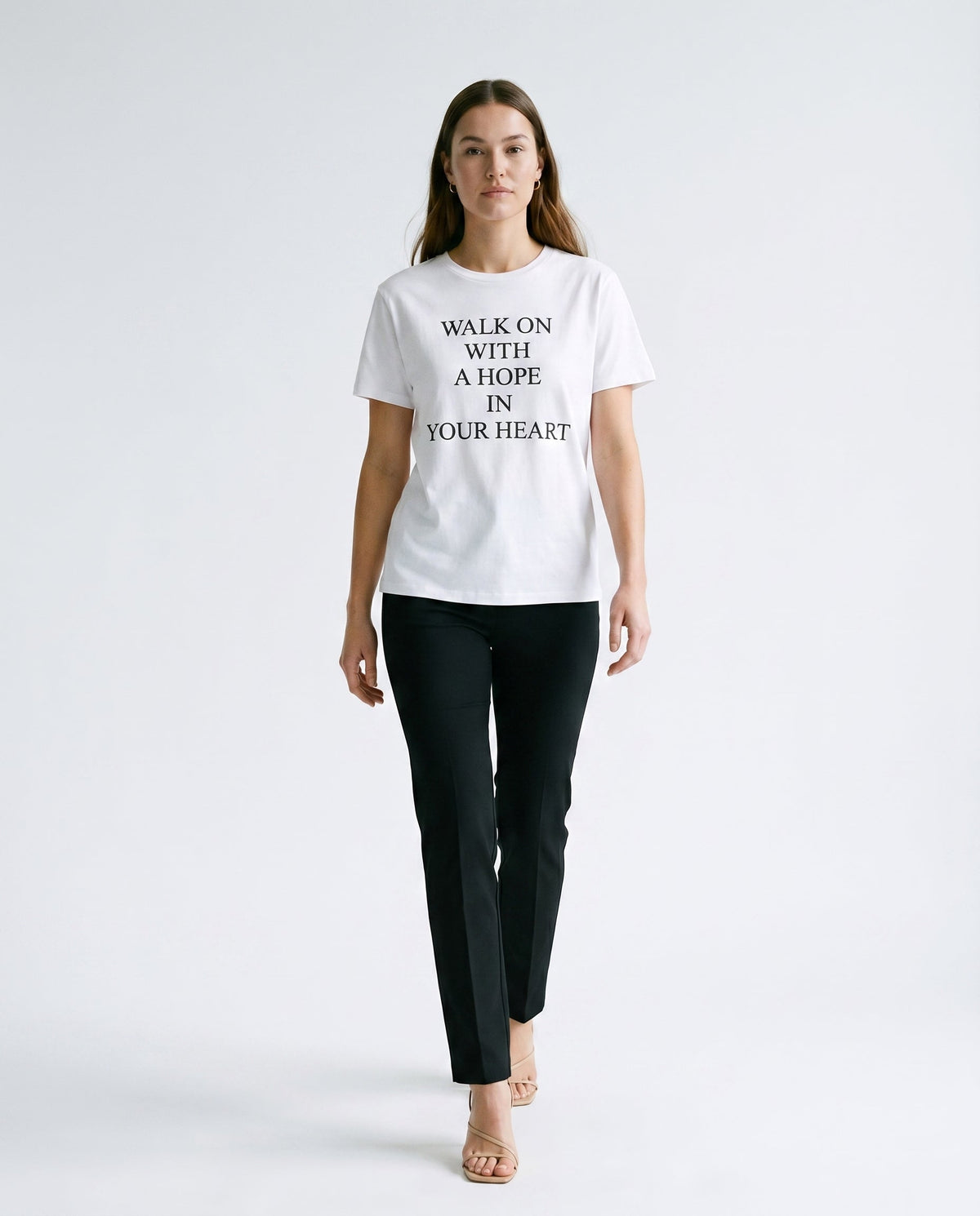 Graphic Relaxed Fit Tee White Slow High
