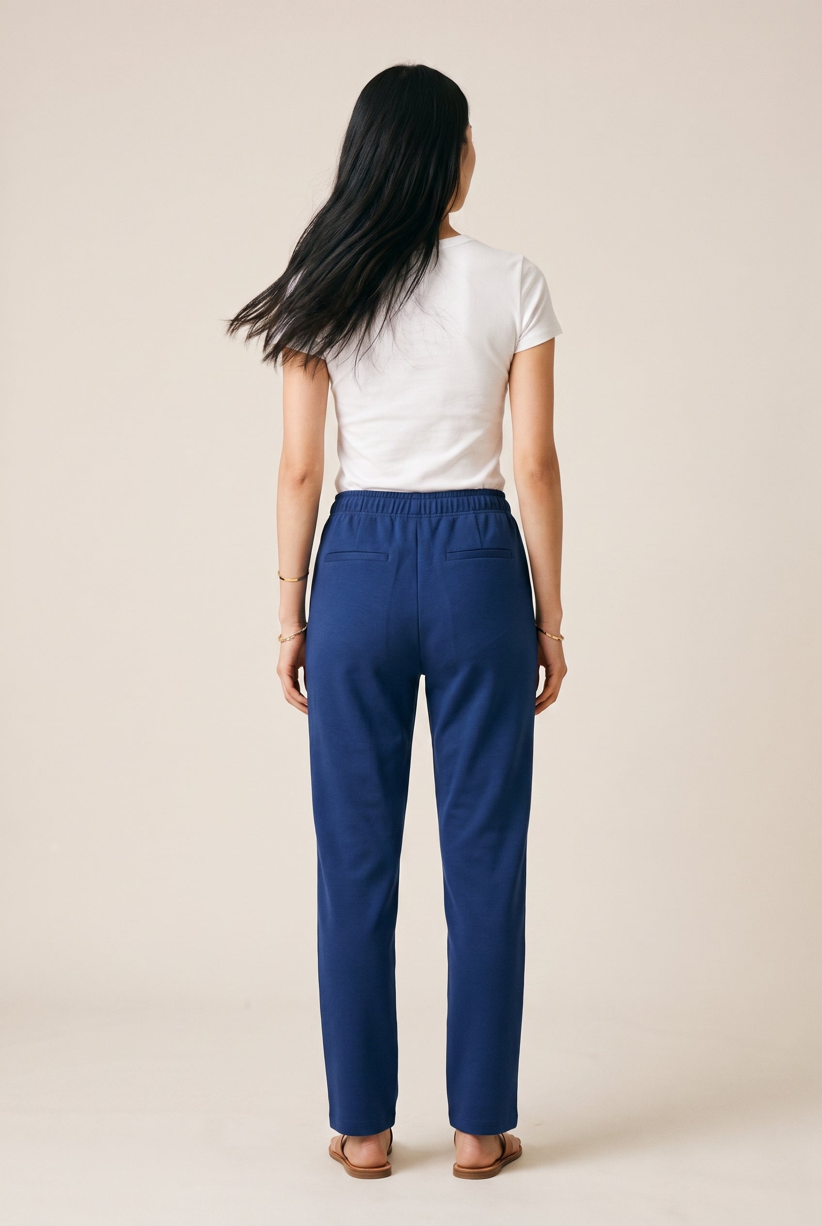 Pantalon Scuba Margot bleu marine