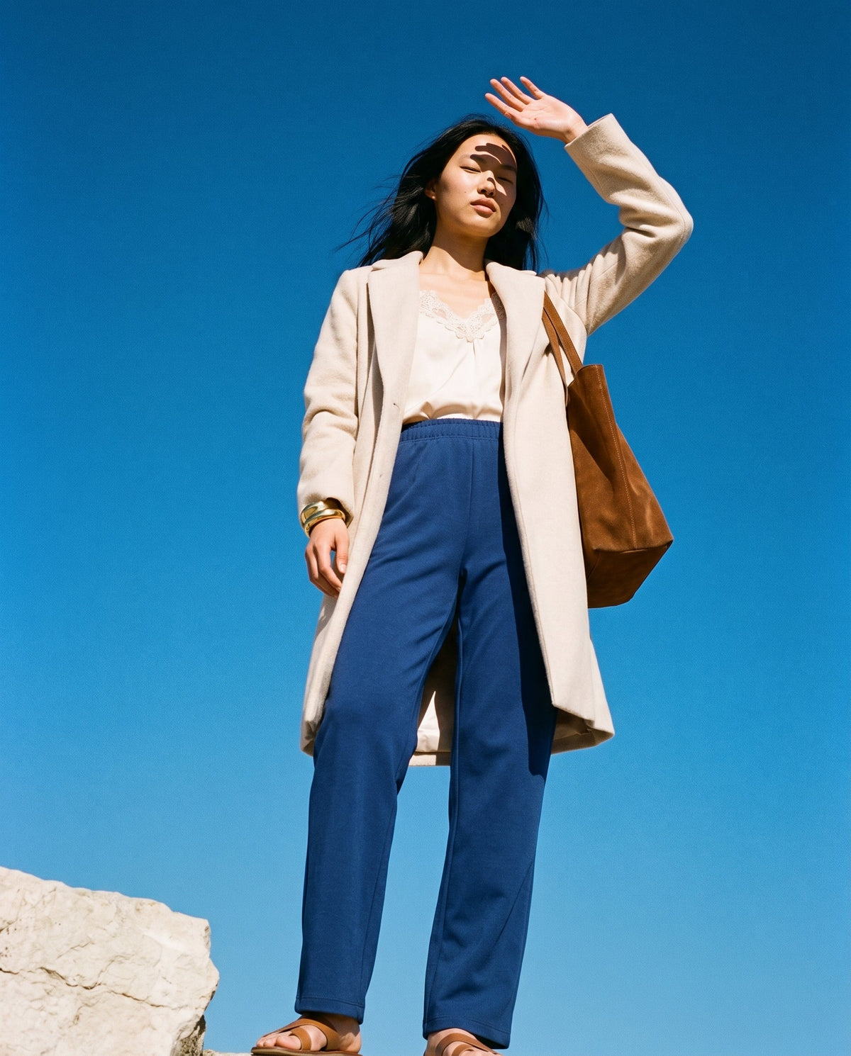 Scuba Margot Pant Navy Charlotte Avery (Jolie Inc.)