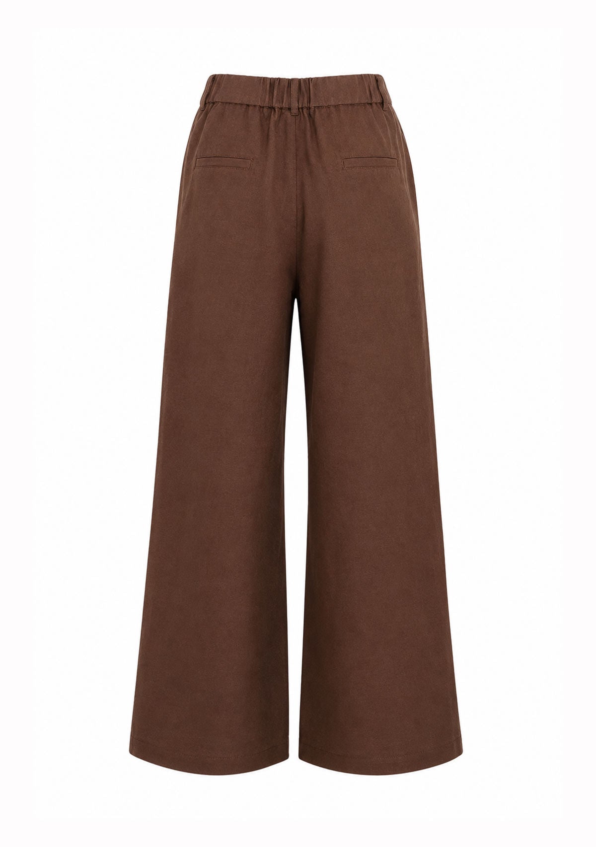 High Waist Wide Leg Trousers Khaki Green COCA