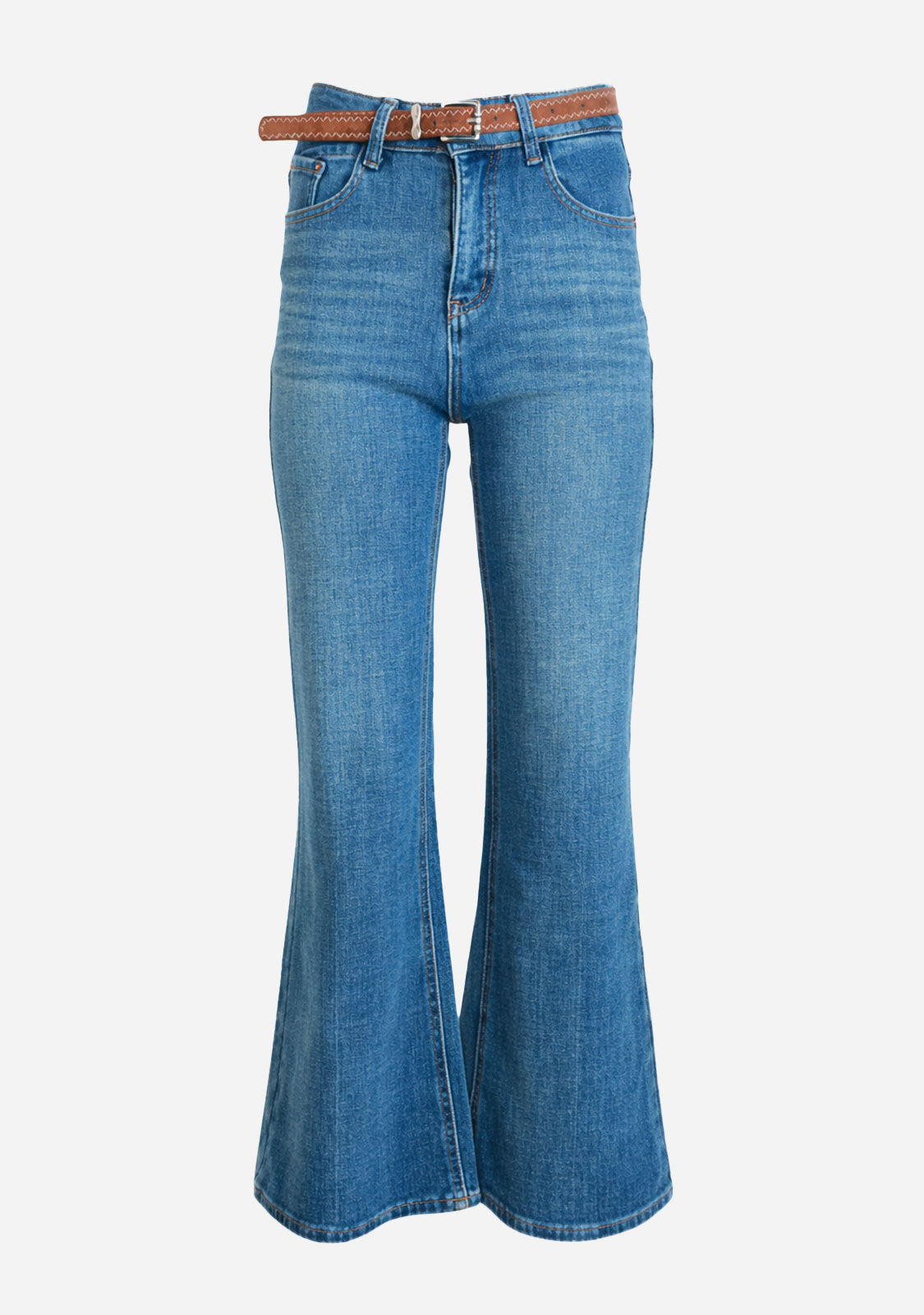Wide Flare Denim Denim Blue