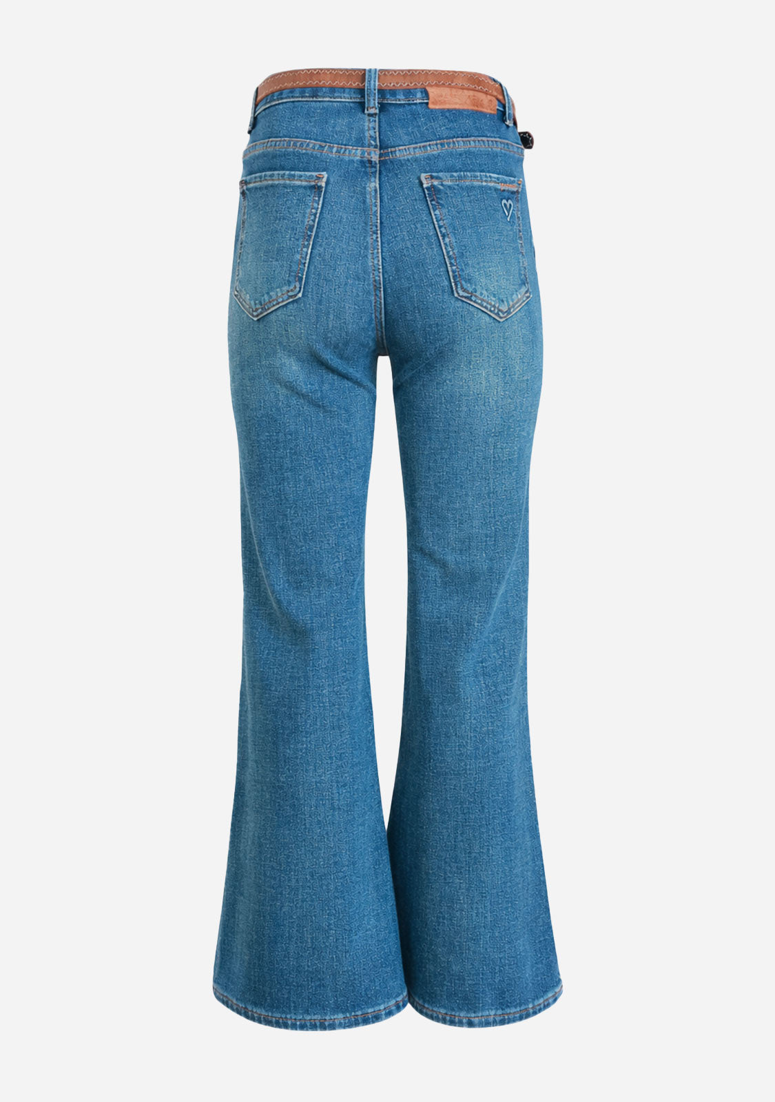 Wide Flare Denim Denim Blue