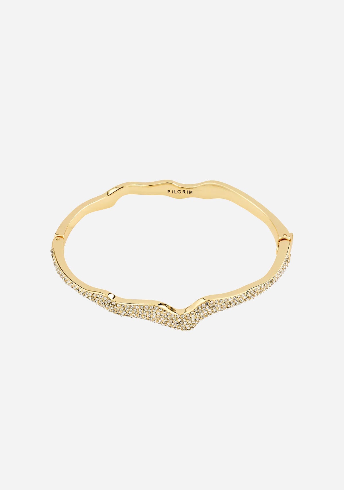 CONNECT recycled crystal bracelet gold-plated - Gold Plated Pilgrim North America Inc.