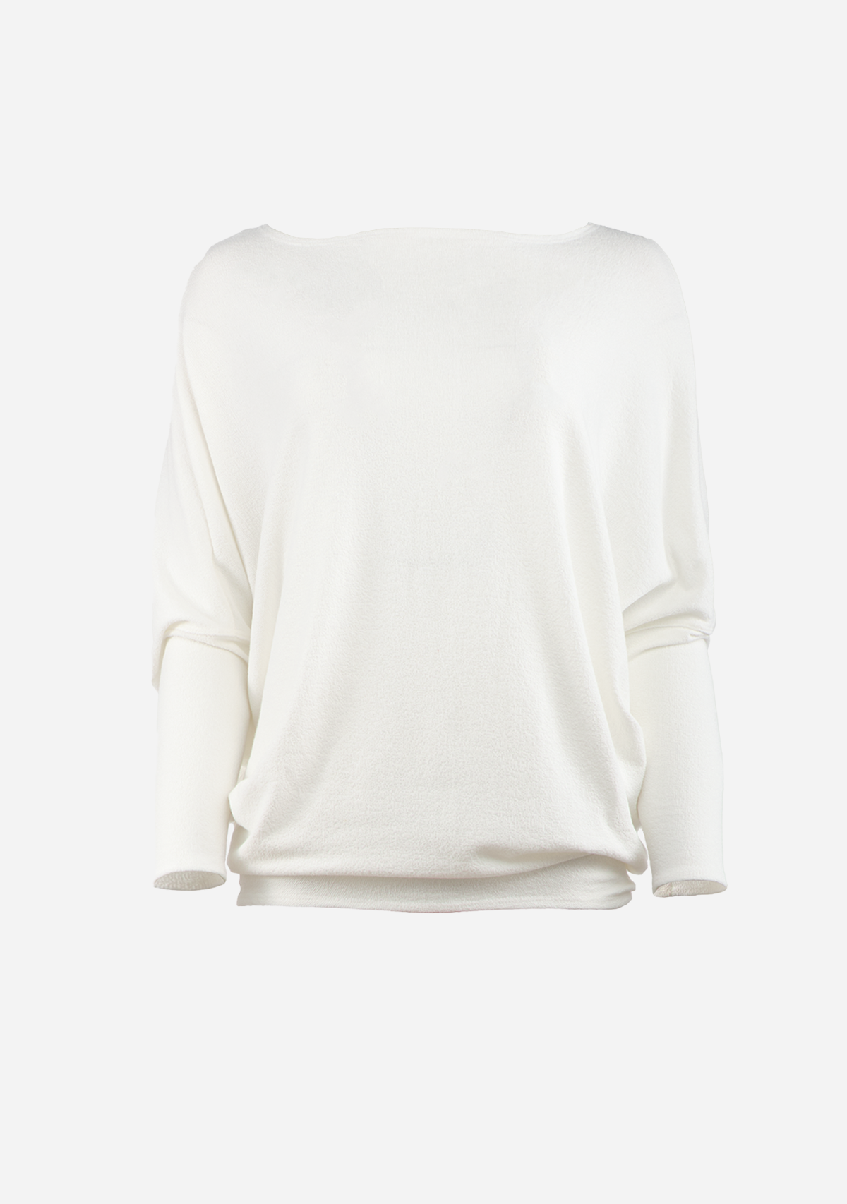 Off Shoulder Dolman Slv Tunic Ivory | The Latest Scoop