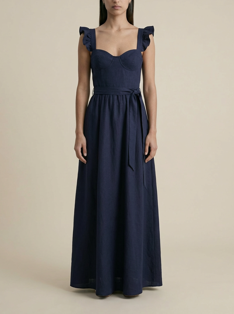 Corset Flutter Dress