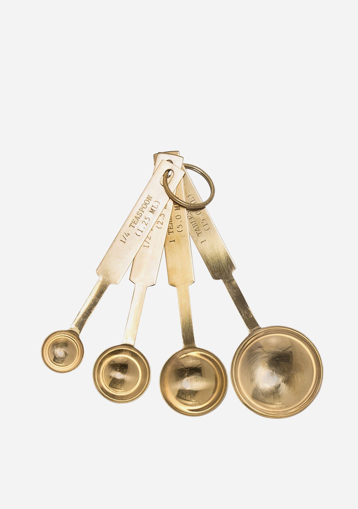 Stainless Steel Measuring Spoons, Set of 4 Creative Co-op