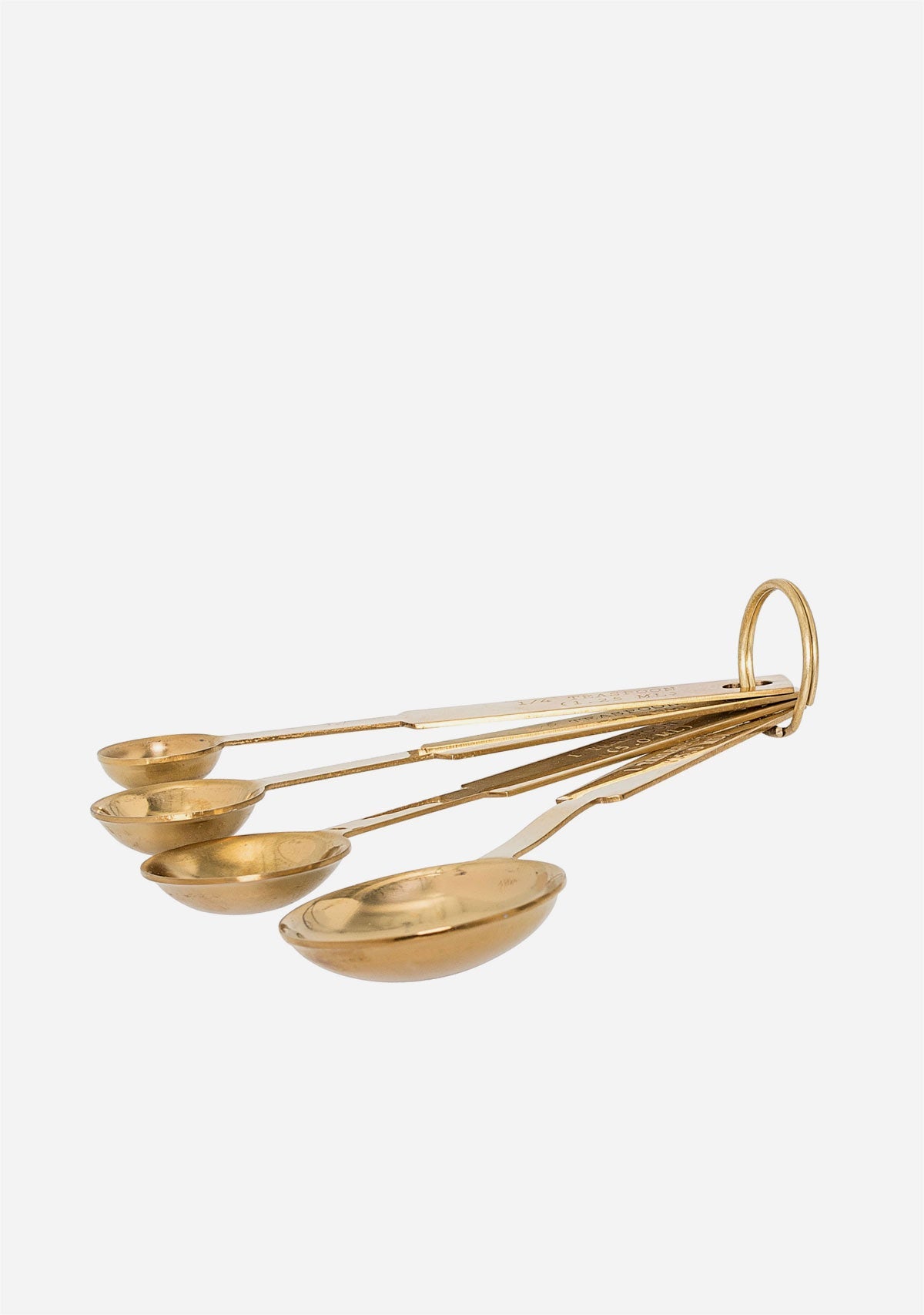 Stainless Steel Measuring Spoons, Set of 4 Creative Co-op