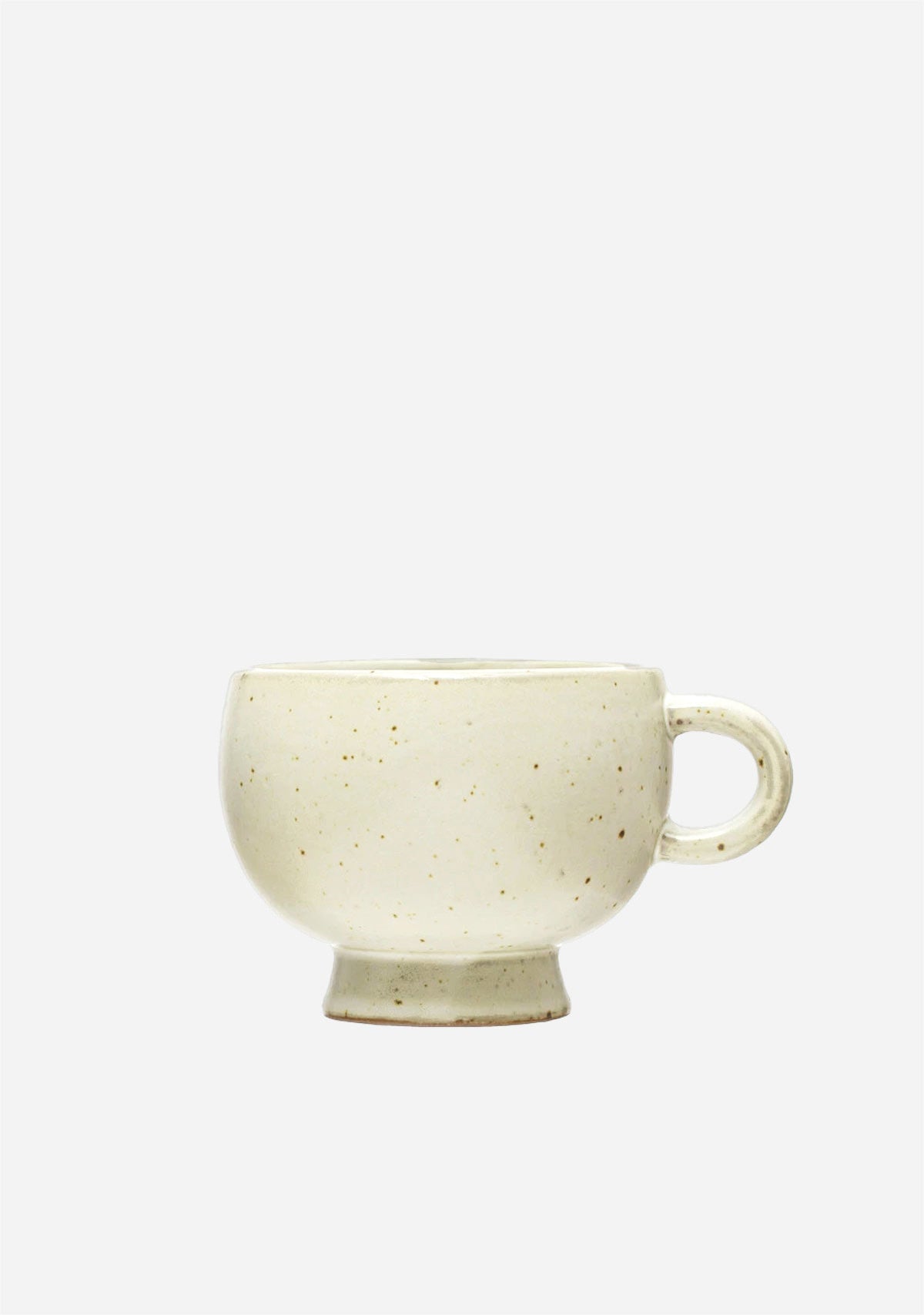 Stoneware Footed Mug Creative Coop