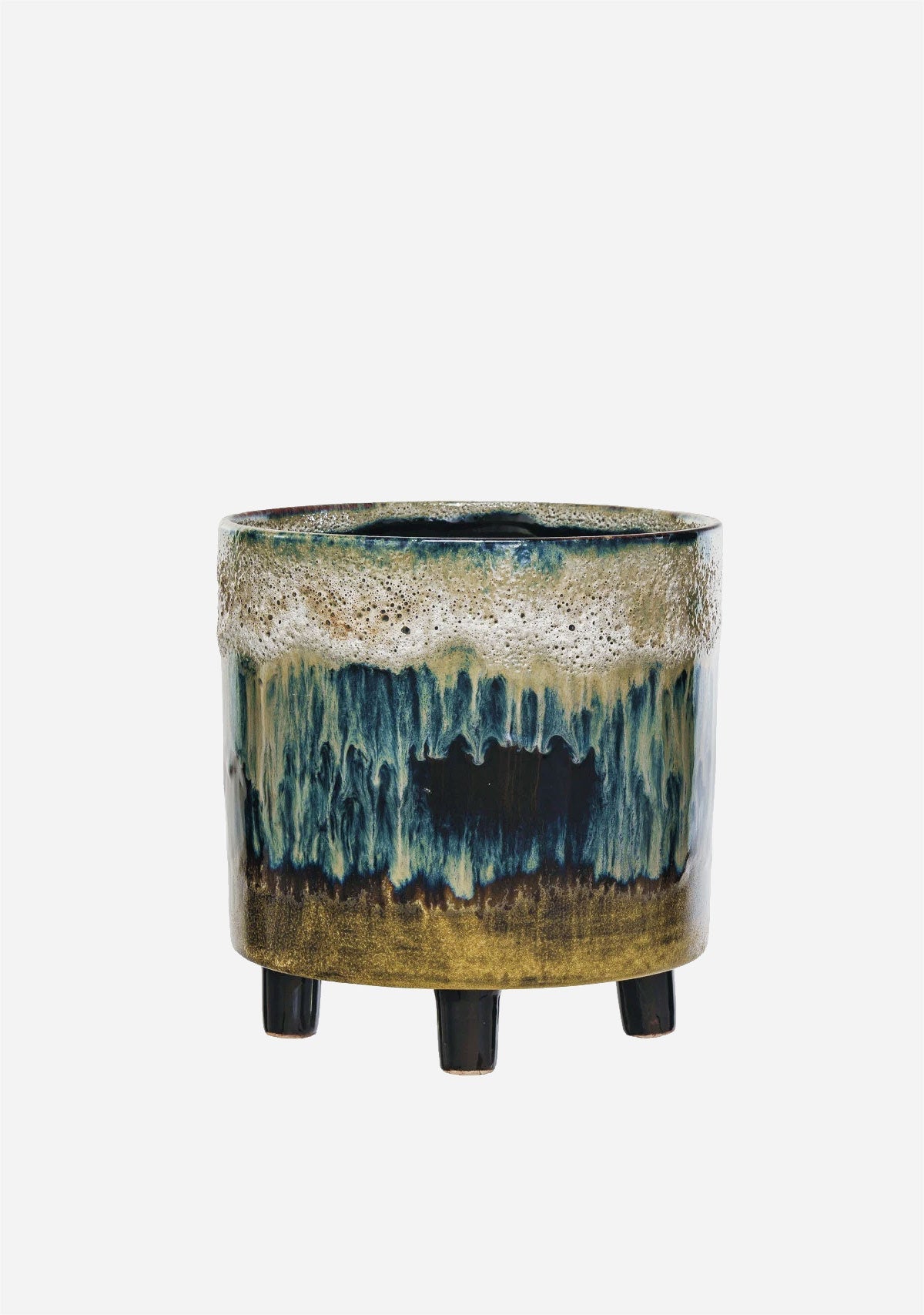 Stoneware Footed Planter Creative Coop